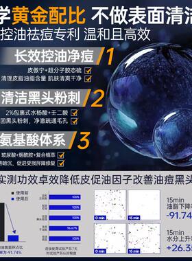 洗面奶男士专用控油补水氨基酸深层清爽清洗面乳官方正品