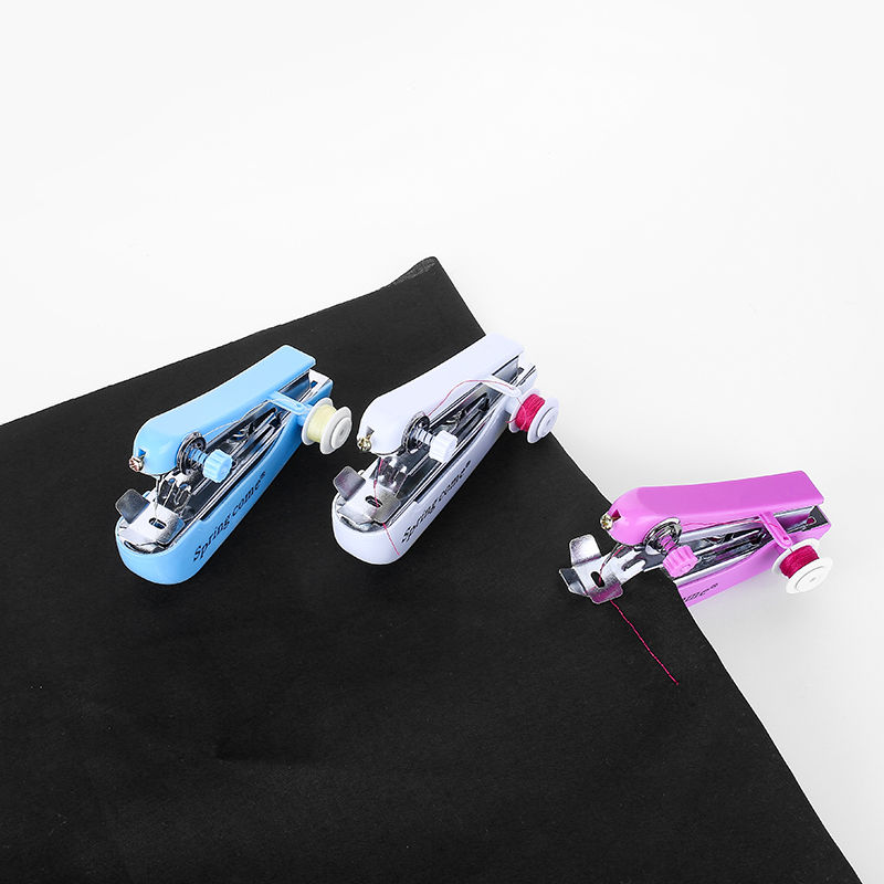 便携式小型你手功动缝纫机家用迷多能简易手工袖珍OWA手持型裁缝-图3