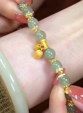 新中式两世欢手链女ins小众设计百搭diy闺蜜手串送女友手饰