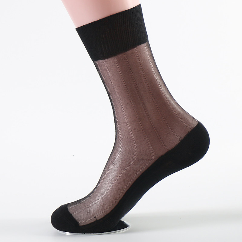 冬爱5双装男袜子夏薄款棉底丝袜 冬爱短袜/打底袜/丝袜/美腿袜