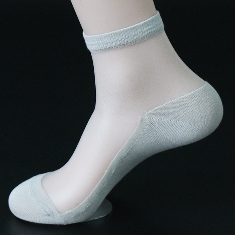 冬爱6双装夏季防滑棉底玻璃丝袜 冬爱短袜/打底袜/丝袜/美腿袜