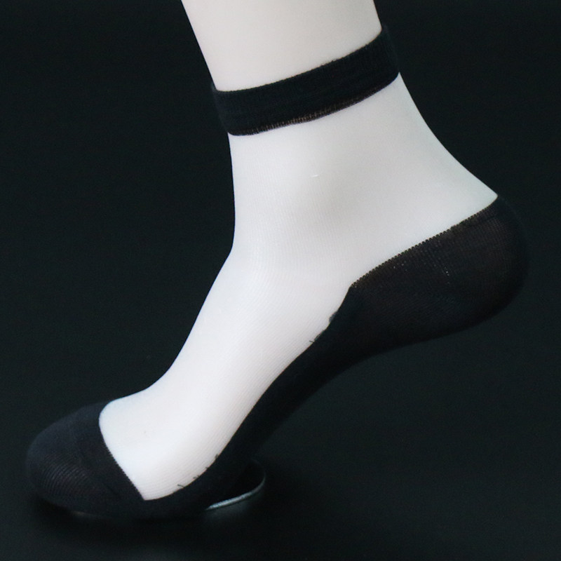 冬爱6双装夏季防滑棉底玻璃丝袜 冬爱短袜/打底袜/丝袜/美腿袜