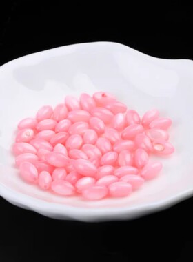 天然白玛瑙米珠串珠散珠子