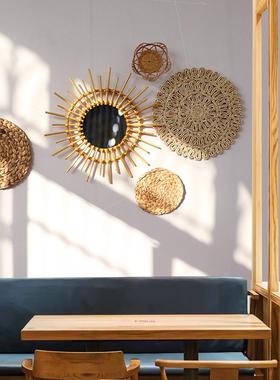 旧时光装饰壁挂复古做旧客厅餐厅