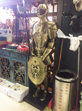 送礼落地摆件盔甲武士酒店装饰品