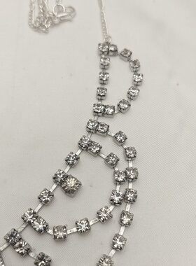 合金女宝石壳满钻宴会百搭名媛