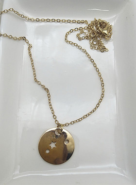 欧美饰品百搭星座锁骨链