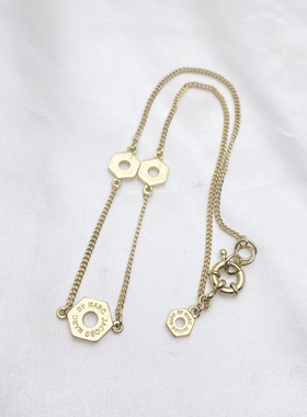 合金女几何简约项链小众百搭