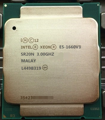 INTEL 至强/Xeon E5 1660V3 CPU 正式版 3.0Ghz 八核16线程 新货 - 图0