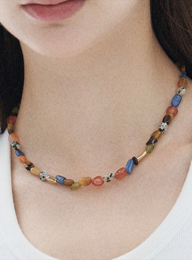 天然石女百搭时尚项链