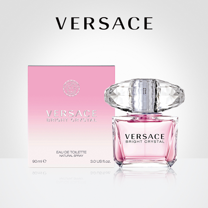 【白敬亭同款】Versace/范思哲粉耀晶钻女士香水官方正品旗舰店