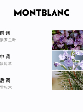 【顺丰速达】Montblanc/万宝龙冰峰旅者男士浓香水大牌旗舰店香氛