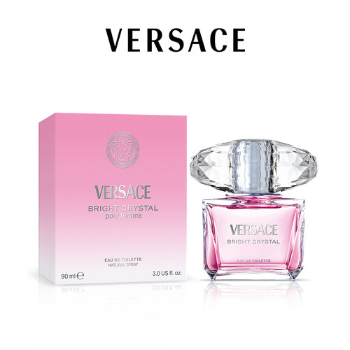 【七夕礼物】Versace/范思哲粉耀晶钻女士淡香水花果香调专柜同款 - 图2