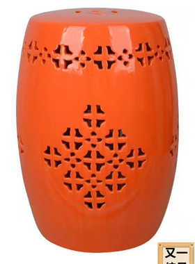 特价家居陶瓷鼓凳 新中式圆凳圆墩 清仓陶瓷凳子凉墩凉凳坐凳鼓墩