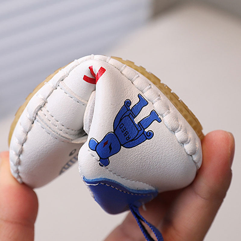 一岁女宝宝单鞋软底学步鞋春秋0-6-12月婴儿鞋子婴幼儿卡通防掉