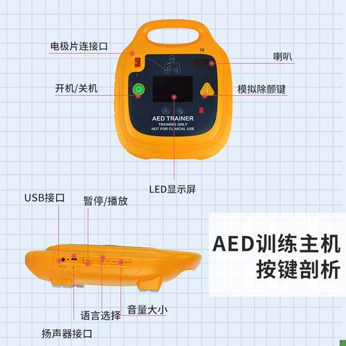 高级除颤仪模型练习厂家直销心肺复E苏模型新手现货急救心脏骤停 - 图0