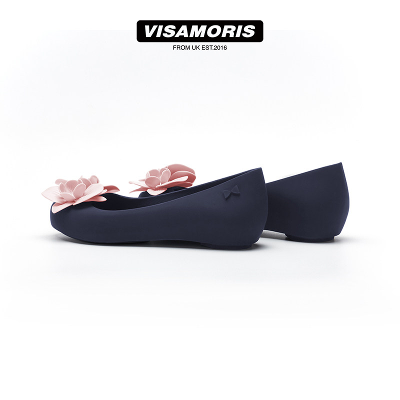 英国visamoris允莫苏山茶花果冻鞋女平底凉鞋单鞋女鞋夏2025新款,淘宝优惠券,粉丝福利购,淘宝优惠卷