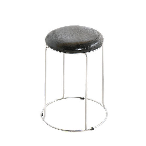 厂家直销凳子餐桌凳家用椅子高圆凳简约现代成人塑料凳实木钢筋凳 - 图3