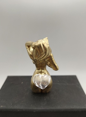 12厘米纯铜裸身美少女丸子头