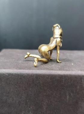 黄铜可上色护士小姐手办模型摆件