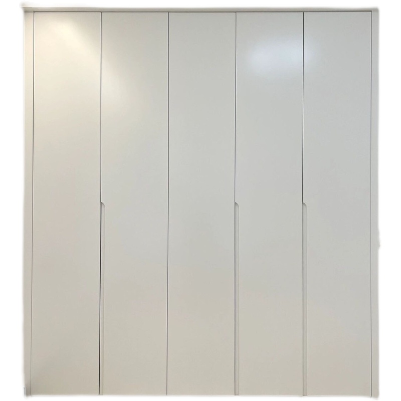 实木多层烤漆柜门定制免拉手衣柜门橱柜门板订做哑光简约法式环保 - 图3
