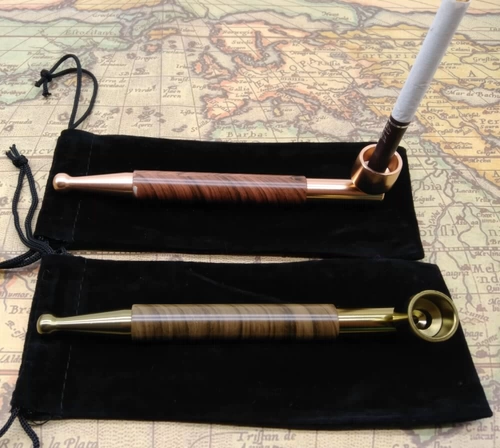 Старомодная курительная трубка ручной работы, съемный мундштук