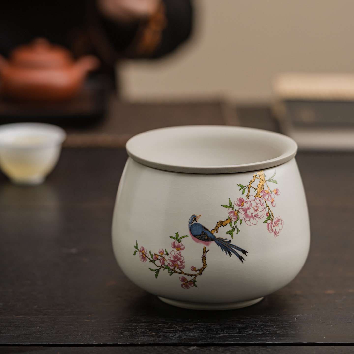Ruyao Dunhuang tea dregs tank tea washer built water desk desk storage bucket tea cup large capacity waste water tank tea set accessories