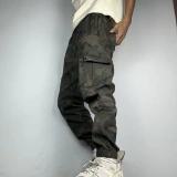 Осенние хлопковые камуфляжные износостойкие штаны с молнией, защита от ожогов