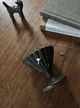 AULDCAT925纯银钥匙吊坠项链