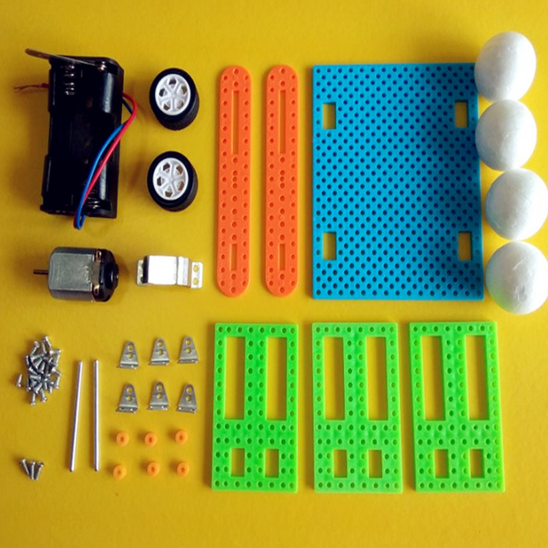 儿童科学实验自动发球机科技小制作手工作业材料创客玩教具小发明