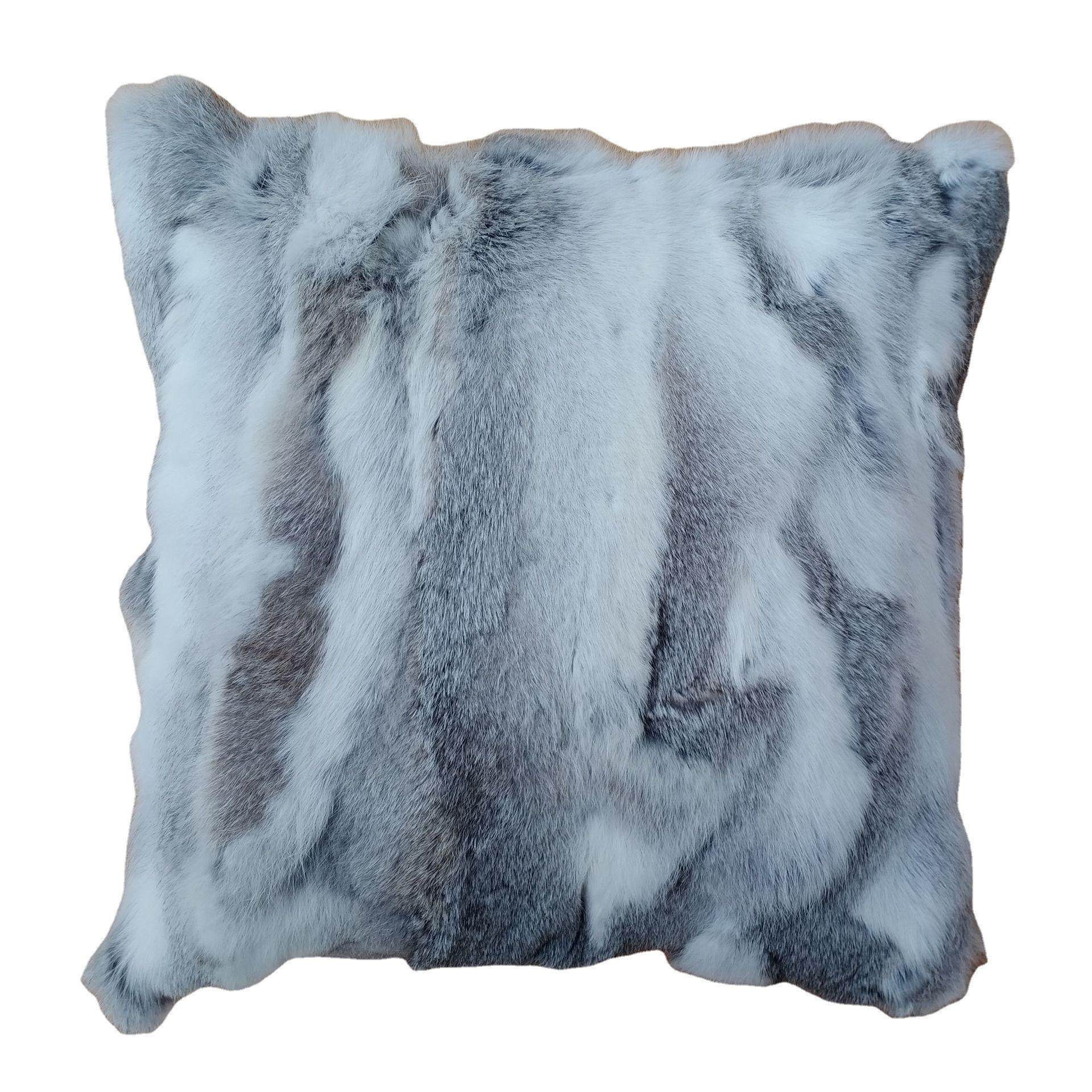 兔毛抱枕 ins轻奢简约卧室沙发床网红拼接色抱枕套客厅靠枕套靠垫,淘宝优惠券,粉丝福利购,淘宝优惠卷