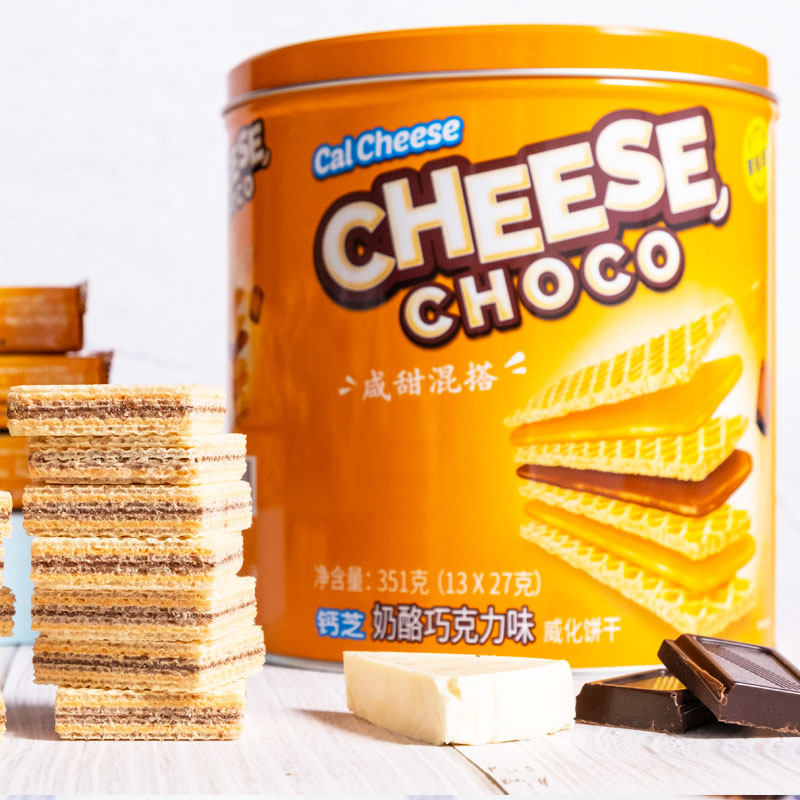 calcheese钙芝351g*2味威化饼干 calcheese钙芝食品威化饼干