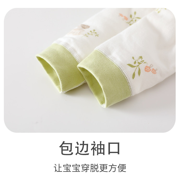 婴儿套装夹棉保暖秋冬纯棉A类分体高腰护肚宝宝冬季打底内穿内衣,淘宝优惠券,粉丝福利购,淘宝优惠卷