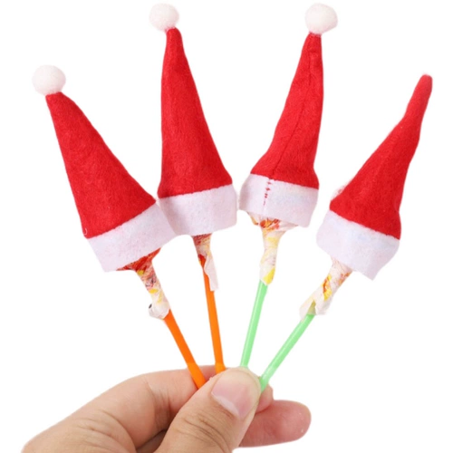 Мини -рождественская шляпа не -слоя леденца рождественская шляпа Рождественская деятельность Декоративные принадлежности