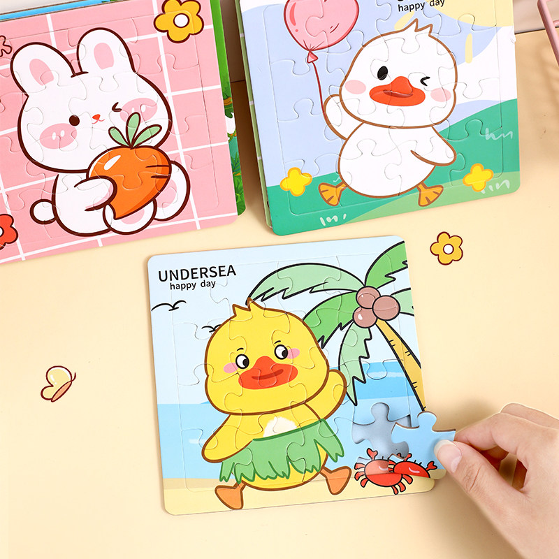 Huidi Bear Animal Car Puzzle Paper