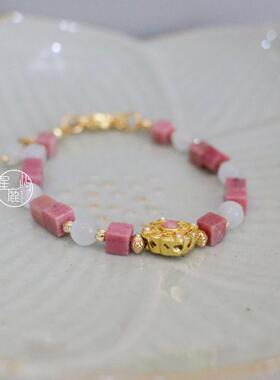 星鹿屿新中式红纹石手链