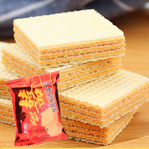 金钟山双喜威化饼喜庆结婚嫁娶满月新居入伙聚会回礼喜饼休闲零食 - 图0
