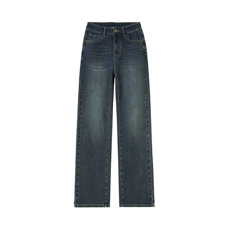 加绒直筒牛仔裤女2025新款冬季加厚裤子高腰显瘦小个子窄版阔腿裤,淘宝优惠券,粉丝福利购,淘宝优惠卷