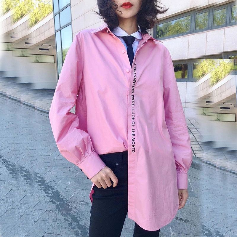 阿玛施旗舰店官网2020秋新款女衬衫 魅言服饰衬衫