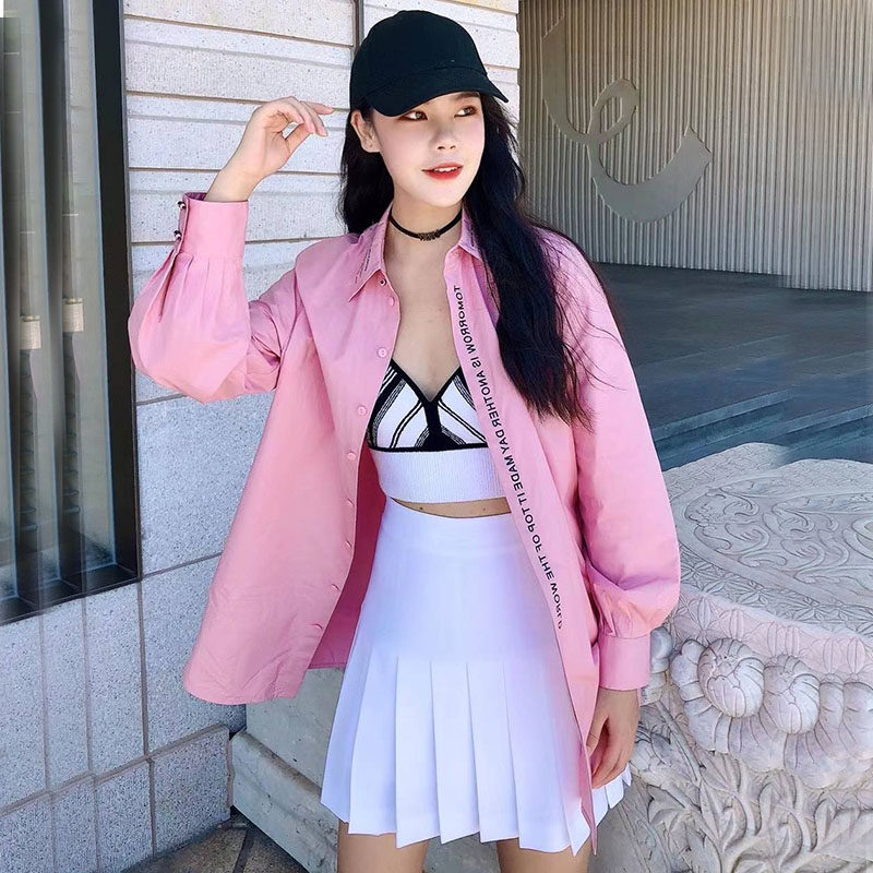 阿玛施旗舰店官网2020秋新款女衬衫 魅言服饰衬衫