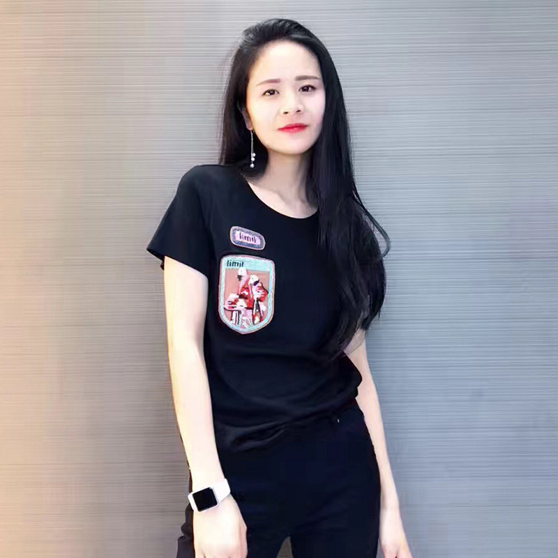 阿玛施旗舰店官网2020夏装新款t恤 魅言服饰T恤