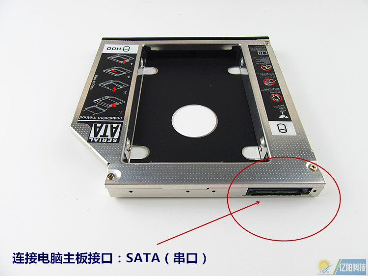 高品质联想 E4430 B4400A B4450S笔记本光驱位硬盘托架-图2