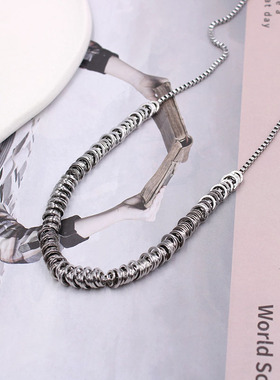 MONA钱多多金属项链长款毛衣链