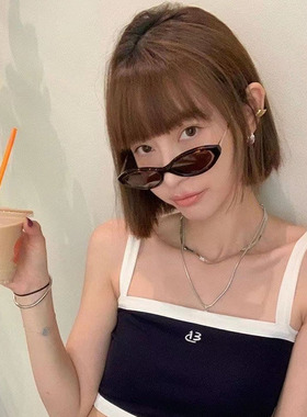 13c双层叠戴锁骨链高级感蛇骨链