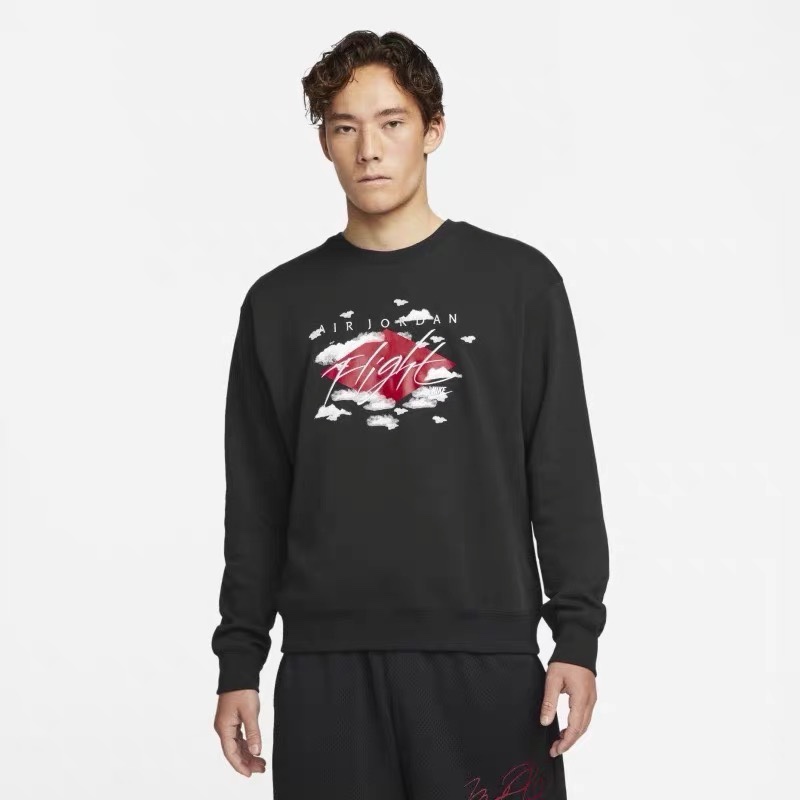 Nike Air Jordan男子针织篮球运动休闲长袖圆领卫衣套头衫 DH9036 - 图3