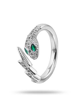 闪电灵蛇蛇年限定衔尾蛇戒指