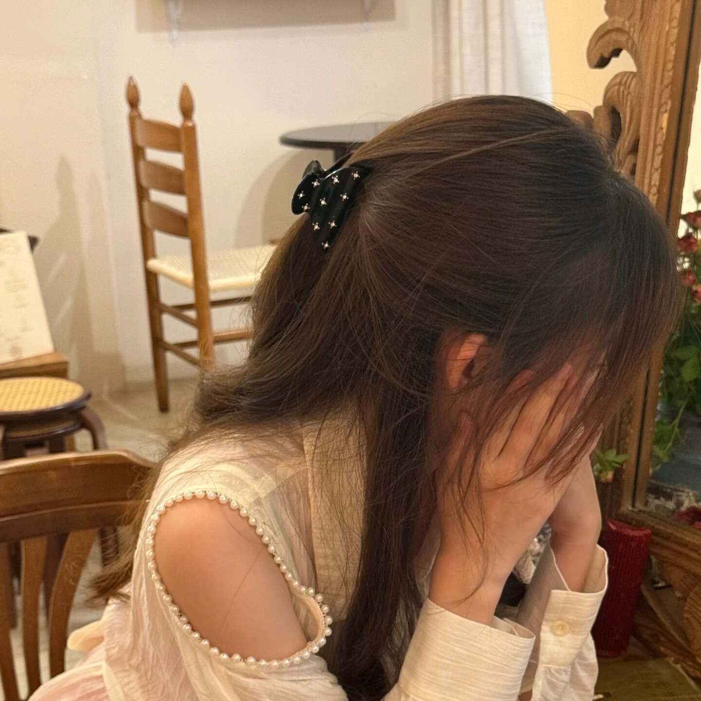 高级感抓夹繁星镶钻鲨鱼夹气质发量少半扎发夹子可爱后脑勺发饰女,淘宝优惠券,粉丝福利购,淘宝优惠卷