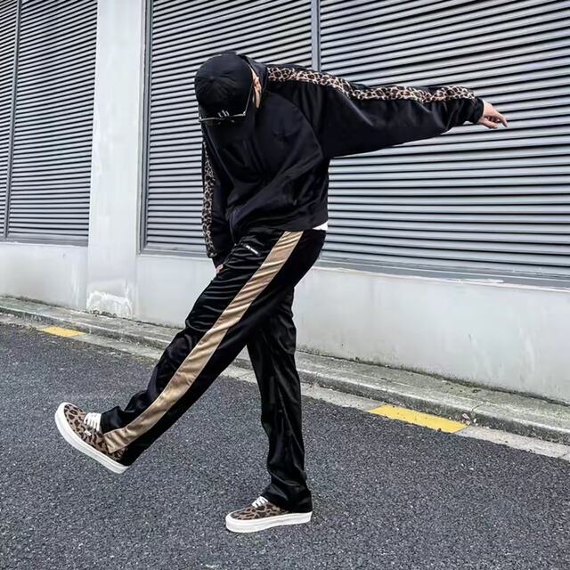 Spot VANS Anaheim leopard ພິມເກີບຜ້າໃບຂອງຜູ້ຊາຍແລະແມ່ຍິງ