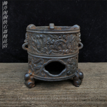 Cast-iron material furnace grate Grate Folk Nostalgic Retro Crafts Jagua Tea House Basin Sub accessories Practical collection