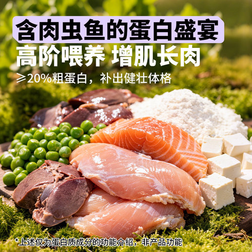 卡诺低温仓鼠烘焙粮冻干金丝熊全价粮侏儒营养鱼油美毛长肉主粮 - 图3